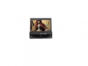 Touch Screen One-Din 7-inch TFT LCD and Car DVD Player with DVD VCD CD CD-R/RW MP3 MP4 8cm Disc