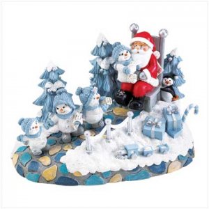 SNOWBUDDIES SINGING SANTA VISIT