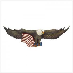 FREEDOM EAGLE CURIO SHELF