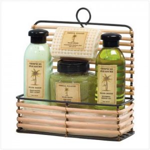 TROPICAL PLEASURES BATH SET
