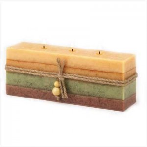 GOLDEN SPICE BRICK CANDLE