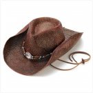 WOVEN STRAW COWBOY HAT