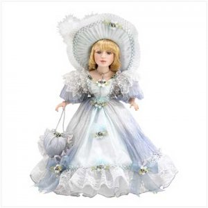 BLUE BONNET VICTORIAN DOLL