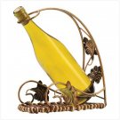 BASKET WEAVE WINE HOLDER