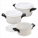 MICROWAVE COOKING POTS