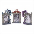JEWELD DRAGON PHOTO FRAMES (SET OF 3)