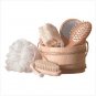 RUSTIC BUCKET BATH SET