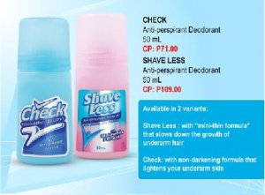 Check & Shaveless Deodorant