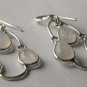 Rainbow Moonstone Swinging Arch Chandelier Earrings