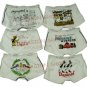 Lot of 6 pcs 09 DSQUARED D2 Man's boxers/briefs Underwear pack No 20