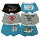 Lot of 6 pcs 09 DSQUARED D2 Man's boxers/briefs Underwear pack No 30