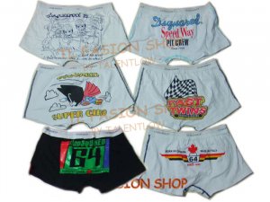 Lot of 6 pcs 09 DSQUARED D2 Man's boxers/briefs Underwear pack No 7
