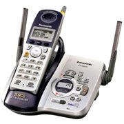 Panasonic KXTG5431S 5.8 GHz FHSS GigaRange Digital Cordless Phone with Answering System