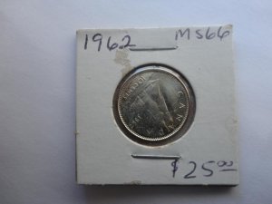 Canada 1962 10 Cents BU - MS66