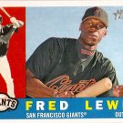 2009 Topps Heritage Fred Lewis #346 Giants