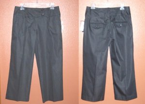 Misses Black Capris Size 4