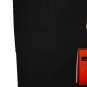 54R Mantoni 2-pc Men's Suit Solid Black Wool 2 Button Flat Front Pants Free Hem-up & Tie Size 54R