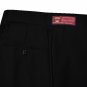 36R Mantoni 2-pc Men's Suit Solid Black Wool 2 Button Flat Front Pants Free Hem-up & Tie Size 36R