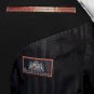 46L Marchatti 2-PC Men's TUXEDO Suit 1 Button Solid Black Flat Front Pants FREE Bow Tie Size 46L