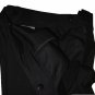 54L Marchatti 2-PC Men's TUXEDO Suit 2 Button Solid Black Flat Front Pants FREE Bow Tie Size 54L