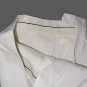 52L Fiorelli 3-Button Men's Suit Solid White Single Pleated Pants FREE Tie Size 52L