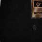 44S Fiorelli 3-Button Men's Suit Solid Black Single Pleated Pants FREE Tie Size 44S