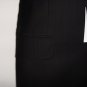 46R Vitarelli 3-Button Men's Suit Textured Black Single Pleated Pants FREE Neck Tie Size 46R