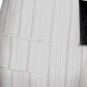 40L Vitarelli 3-Button Men's Suit Off White with Gray Stripes FREE Neck Tie Size 40L
