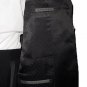 48L Mantoni 3-pc Men's Tuxedo with Vest Black Wool 2 Button FREE Bow Tie Size 48L