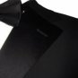 42L Mantoni 3-pc Men's Tuxedo with Vest Black Wool 2 Button FREE Bow Tie Size 42L