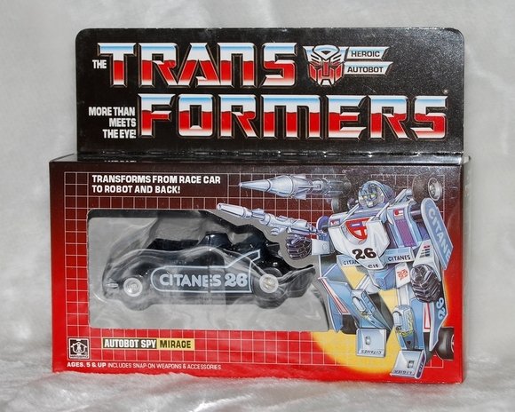 Transformers G1 Black Mirage Reissue KO Brand New W