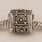 Sterling Silver Bali Bead Octagon fits Pandora