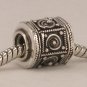 Sterling Silver Bali Bead Octagon fits Pandora