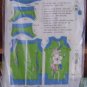 Vintage 1960s cut and sew swim suit and dress plus Simplicity  8333  doll 12 inch