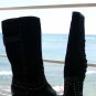 &acirc;�&iexcl;&acirc;�&yen; 6Sz Beverly Feldman Black Suede Womens Boots Eur 36 &acirc;�&yen;&acirc;�&iexcl;