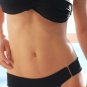 ♡♥ S *HOT Brazilian Twisted Bikini TOP* Black Bandeau Swimwear Swimsuit NWT SMALL♥♡