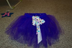 purple bow tutu