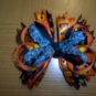 haloween hairbow 5 inch