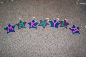 custom name wall art