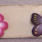 Hand Painted Flower and Butterfly Clipboard