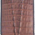 100% Genuine Dark Brown Tail Crocodile Skin Wallet