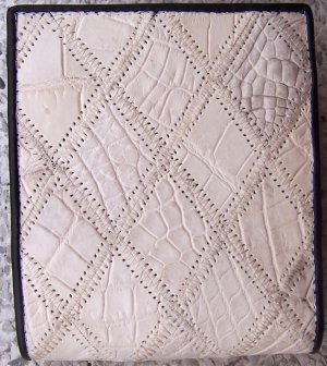 100% Genuine White Crocodile Scrap Skin Wallet