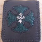 100% Genuine Green Stingray Biker Wallet