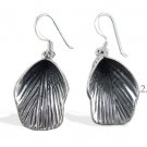 Modern Black Sterling Silver Dangle earrings