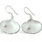 Shell Sterling Silver with Pearl Dangle earrings