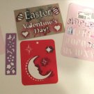 Craft Art Activity Stencils Assortment of 7 Craft Art Activity Stencils Assortment of 7