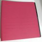 Pink 1 1/2" Ring Binder with Looseleaf 3 Hole Punched Binder Filler Paper