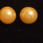 Classic Goldtone Baroque Pearlesque Earrings