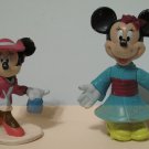 Minnie Mouse Figurines Set of 2 Minnie Mouse Figurines Set of 2