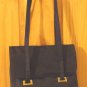 Nylon Dark Blue Shoulder Handbag